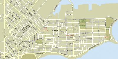 Street map Boston