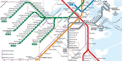 Boston metro area map
